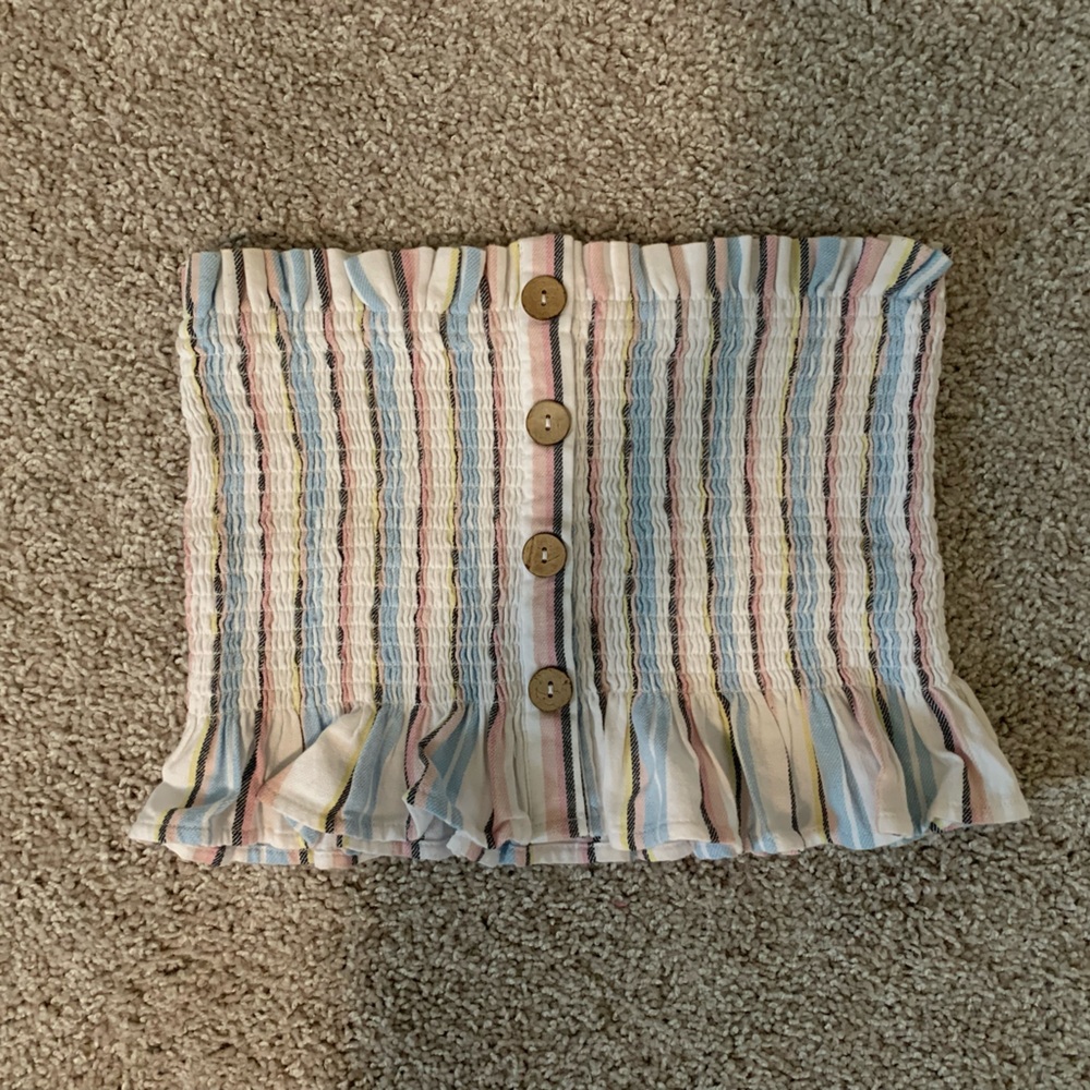 Oceandrive Striped Tube Tob Size M